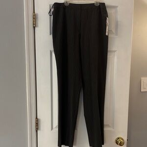 Jones New York Women’s Dark Pinstripe Trousers